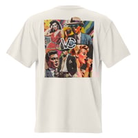 Image 2 of VCS Oversized 80s Designer Luxury Modern Unisex Organic Cotton Graphic Fashion T-Shirt