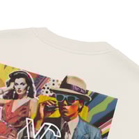 Image 3 of VCS Oversized 80s Designer Luxury Modern Unisex Organic Cotton Graphic Fashion T-Shirt