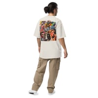 Image 4 of VCS Oversized 80s Designer Luxury Modern Unisex Organic Cotton Graphic Fashion T-Shirt