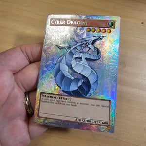 Image of Cyber Dragon Etched Borderless Card