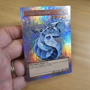 Image of Cyber Dragon Etched Borderless Card