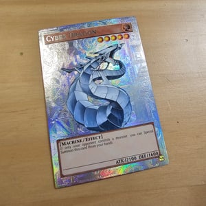 Image of Cyber Dragon Etched Borderless Card