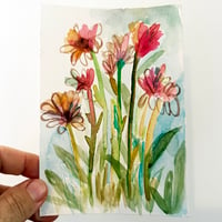 Flowers (like Vera) No. 1, Original Watercolor