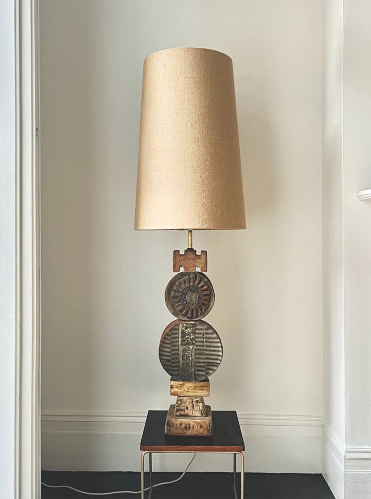 Image of Studio Ceramic Totem Lamp by Bernard Rooke