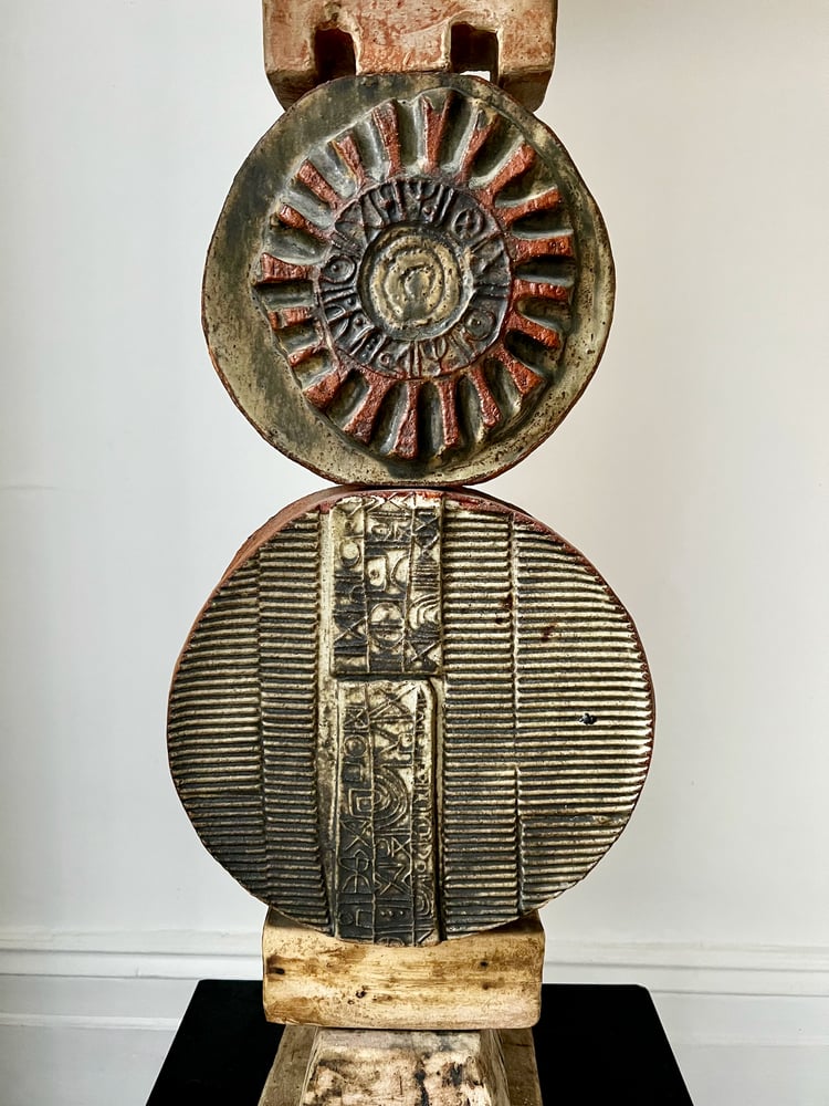 Image of Studio Ceramic Totem Lamp by Bernard Rooke