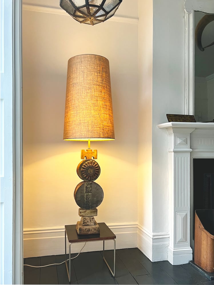 Image of Studio Ceramic Totem Lamp by Bernard Rooke