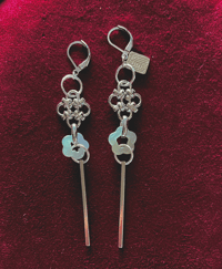 Silver Hierophant EARRINGS (Pair) 
