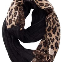 Image 9 of Knitted Leopard Cuff Beanie and scarf 