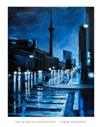 PRINT: The Walk To The Station