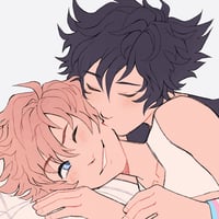 Image 1 of Kingdom Hearts VanVen Cozy Kiss 8.5"x11" Print