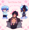 Bunny Boys Stickers