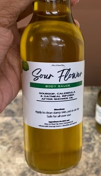 Image 1 of "Sour Flower" Soursop Infused After Shower Body Sauce 