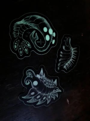 glow in the dark precambrian creatures