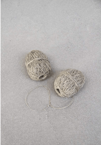 Image 1 of natural thin hemp twine