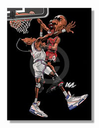 " Posterized " vinyl sticker