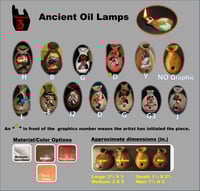 Ancient Oil Lamp Set