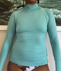 Image 1 of Ocean Rashie - Turquoise