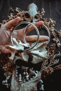 Image 4 of Large Bone Hoops 