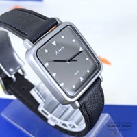 Image 4 of 1985 Seiko Avenue Quartz 'Dark Tank' Black Dress Watch (7431-5480)