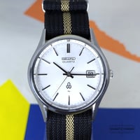 Image 2 of 1976 Seiko Quartz QZ Silver Dial Vintage Wristwatch (0842-8050)