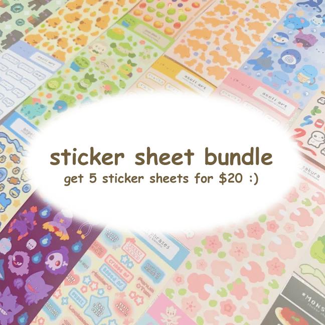 Image of Sticker Sheet Bundle