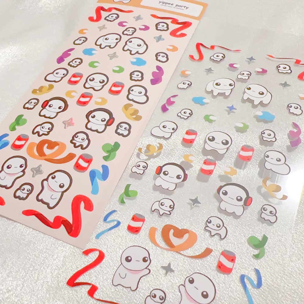 Image of Yippee Party Sticker Sheet