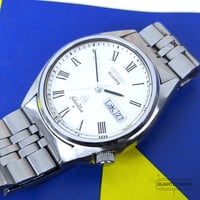 Image 1 of 1977 Seiko Silverwave JDM Quartz Day-Date Vintage Wristwatch (7546-8010)