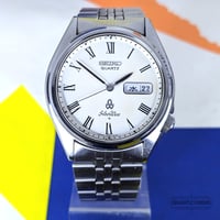 Image 2 of 1977 Seiko Silverwave JDM Quartz Day-Date Vintage Wristwatch (7546-8010)