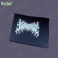  Chavo Frate Aufnäher : Schwarz mit weißem Logo (Metal-Edition)