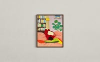 Image 1 of Pink blanket - original painting