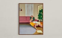 Image 1 of Lazy book - original painting