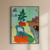 Image 1 of Yellow stripes - original painting