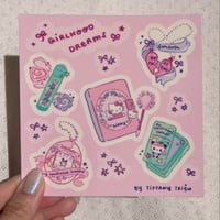 Image 1 of girlhood dreams sticker sheet