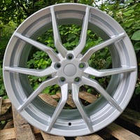 18" RS3 STYLE ALLOY WHEELS FITS FORD ET45 5X108 SILVER