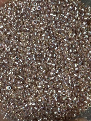 Str.8 _silverlined ab ligth blush, Miyuki seedbeads