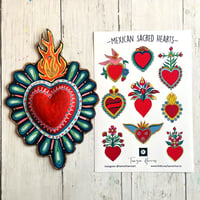 Image 1 of Heart Sticker Sheet