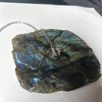 Image 2 of Silver Bee Necklace