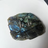 Image 3 of Silver Bee Earrings