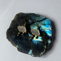 Image 1 of Gold Rain Cloud Earrings