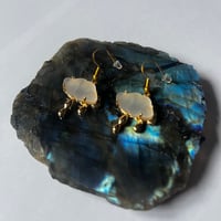 Image 2 of Gold Rain Cloud Earrings