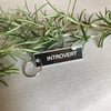 'introvert' keyring