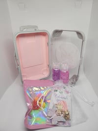 Image 1 of Butterfly fly mee away (orangelilsis, grapeberries & pinklily w/ butterfly sparkles)