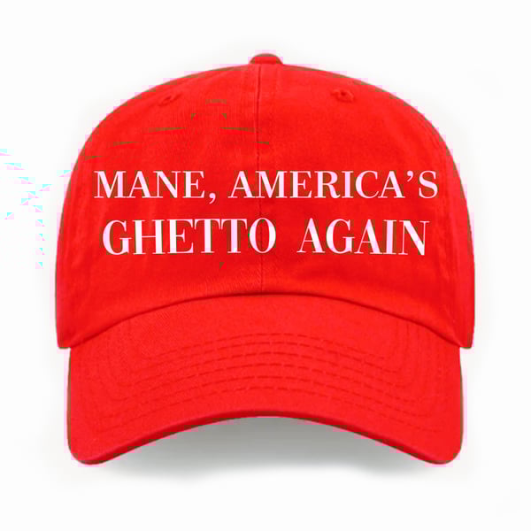 Image of MANE, AMERICA’S GHETTO AGAIN (hat)