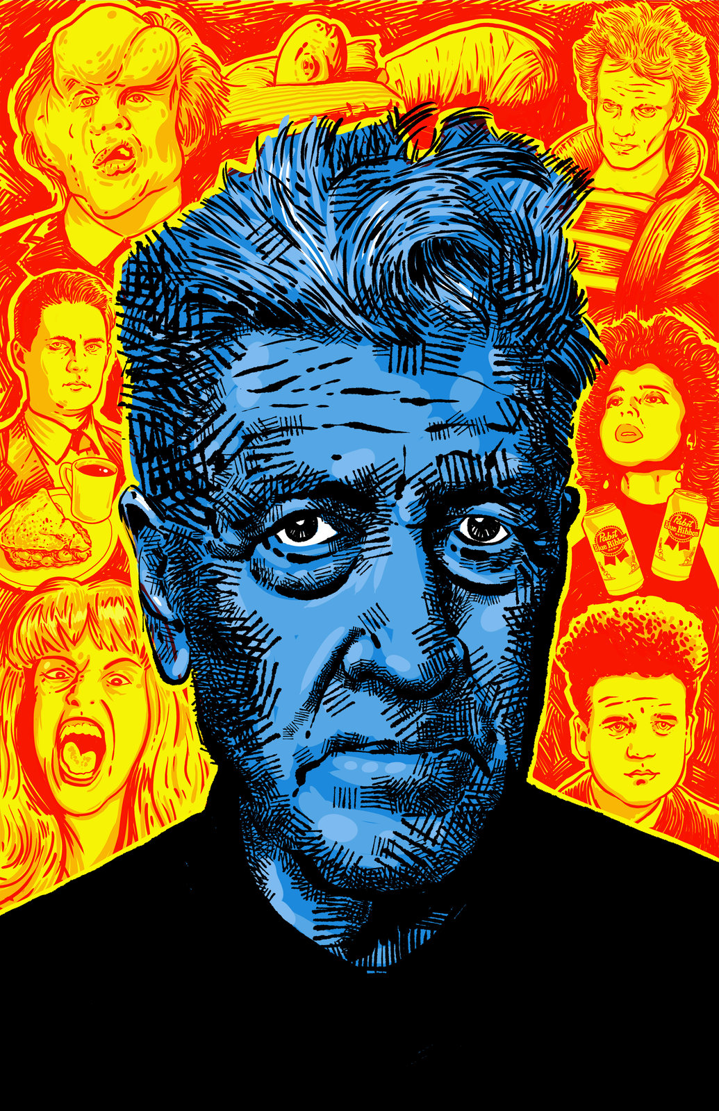David Lynch 11x17 Print | Pop Octopus David Lynch 11x17 Print | Pop Octopus