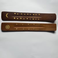 Moon/Pentacle Ski Incense Burner