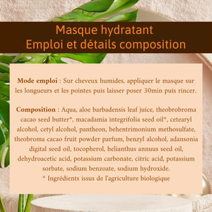 Image of KUNYWA — Masque hydratant cacao & macadamia | 250 ml