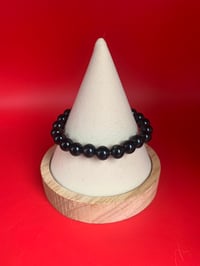 Image 1 of BRACELET OBSIDIENNE DORÉE