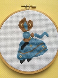 Image 2 of Prairie Girl Cross Stitch Pattern PDF