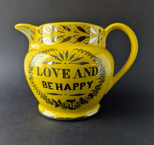 Love and be Happy jug