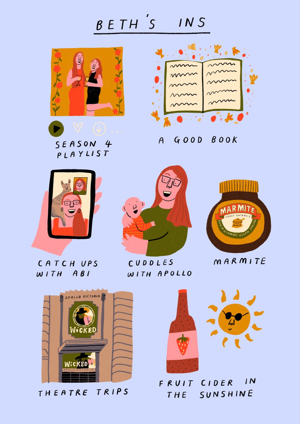 Image of Favourite Things Custom Print